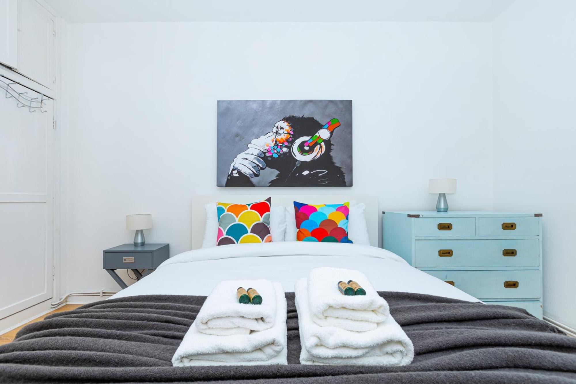 Bright Modern 1 Bedroom Flat, 5 Min To Vauxhall St Лондон Экстерьер фото