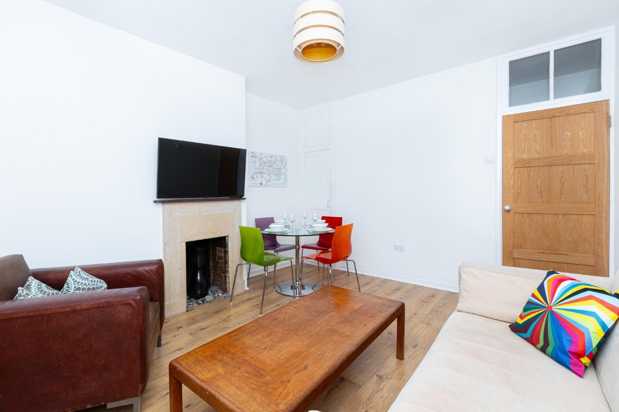 Bright Modern 1 Bedroom Flat, 5 Min To Vauxhall St Лондон Экстерьер фото