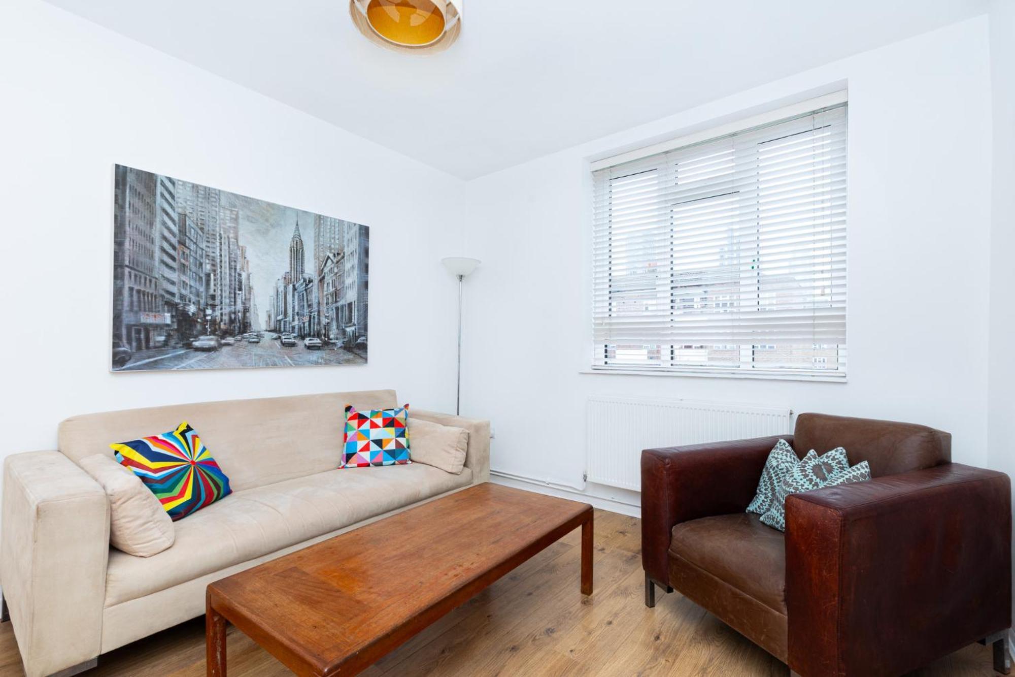 Bright Modern 1 Bedroom Flat, 5 Min To Vauxhall St Лондон Экстерьер фото