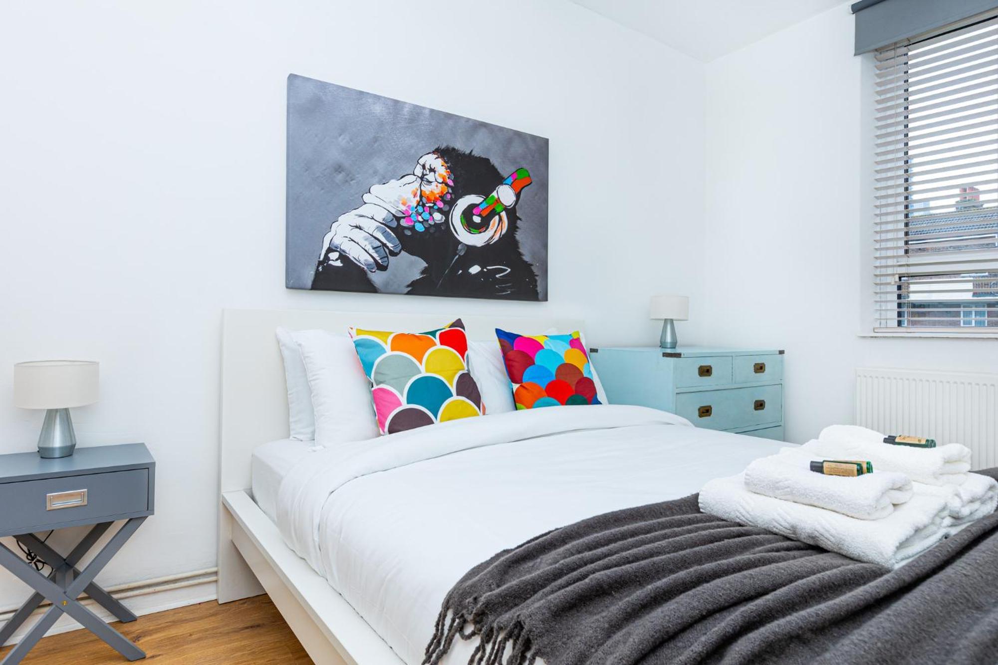 Bright Modern 1 Bedroom Flat, 5 Min To Vauxhall St Лондон Экстерьер фото
